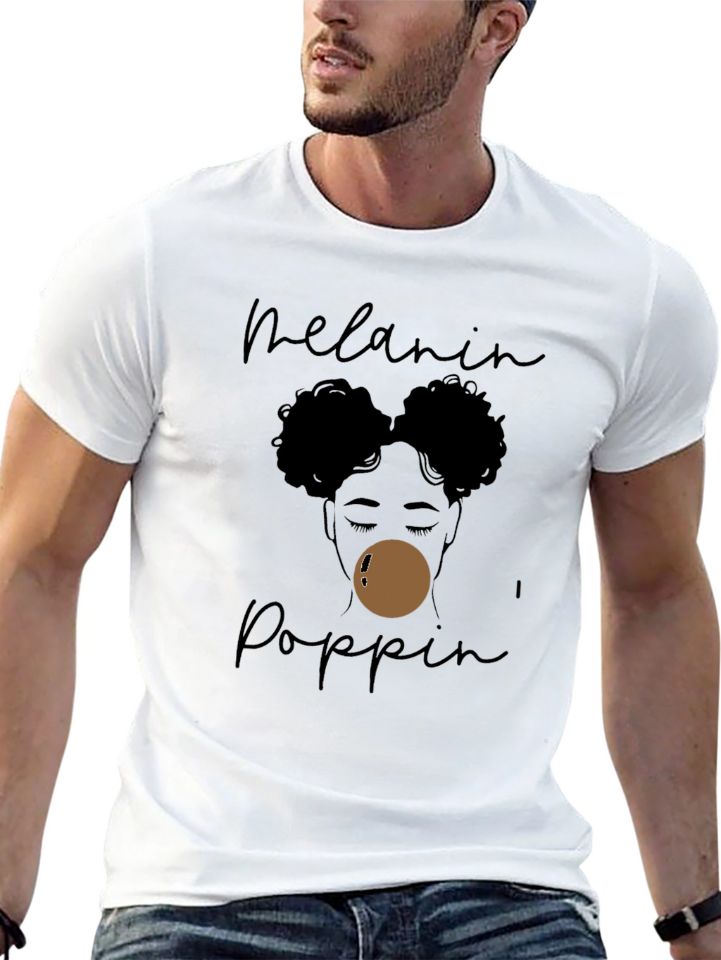 Melanin Poppin Graphic Tee