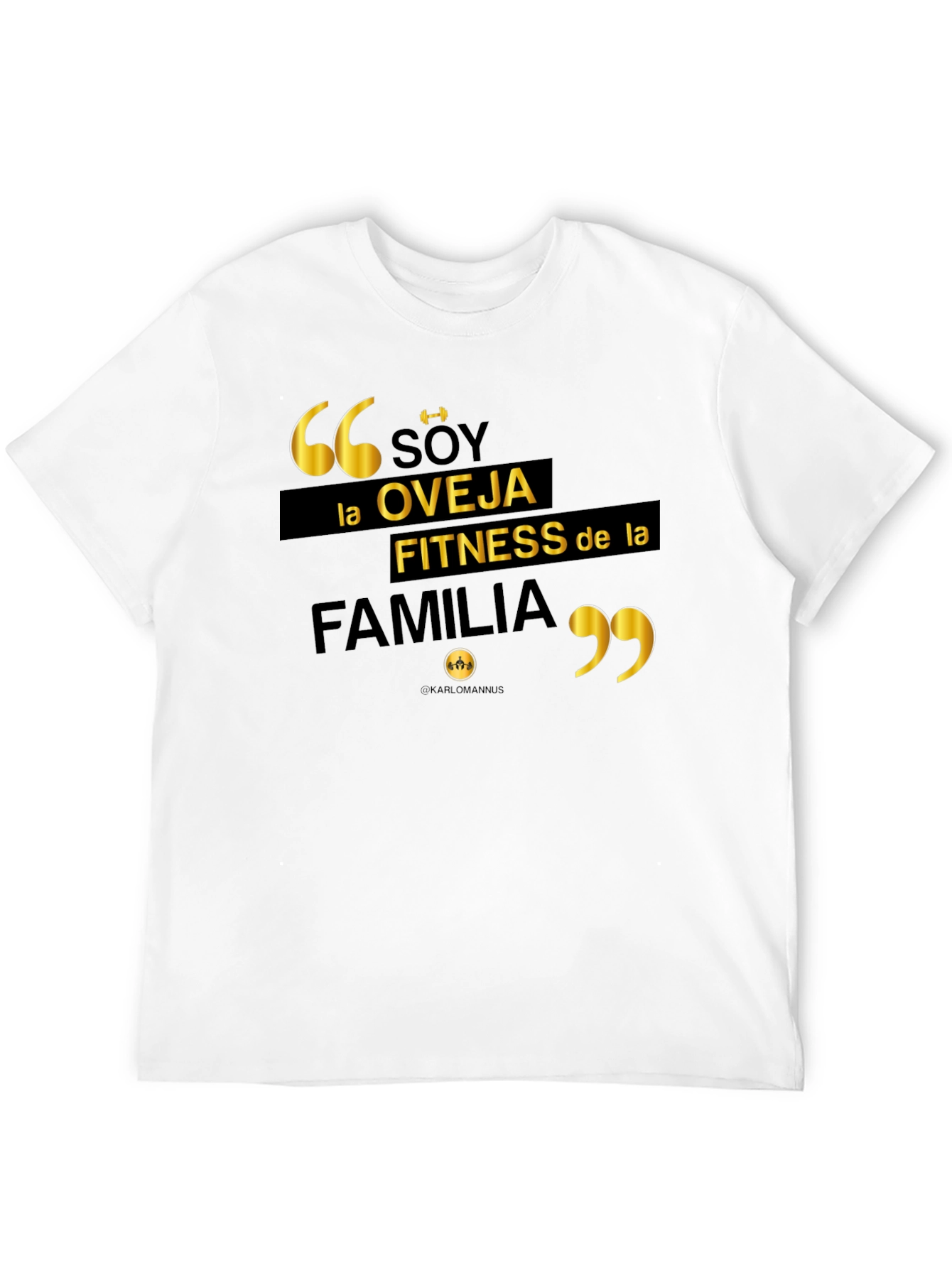 Soy La Oveja Fitness T-Shirt - Black Gym Humor Tee