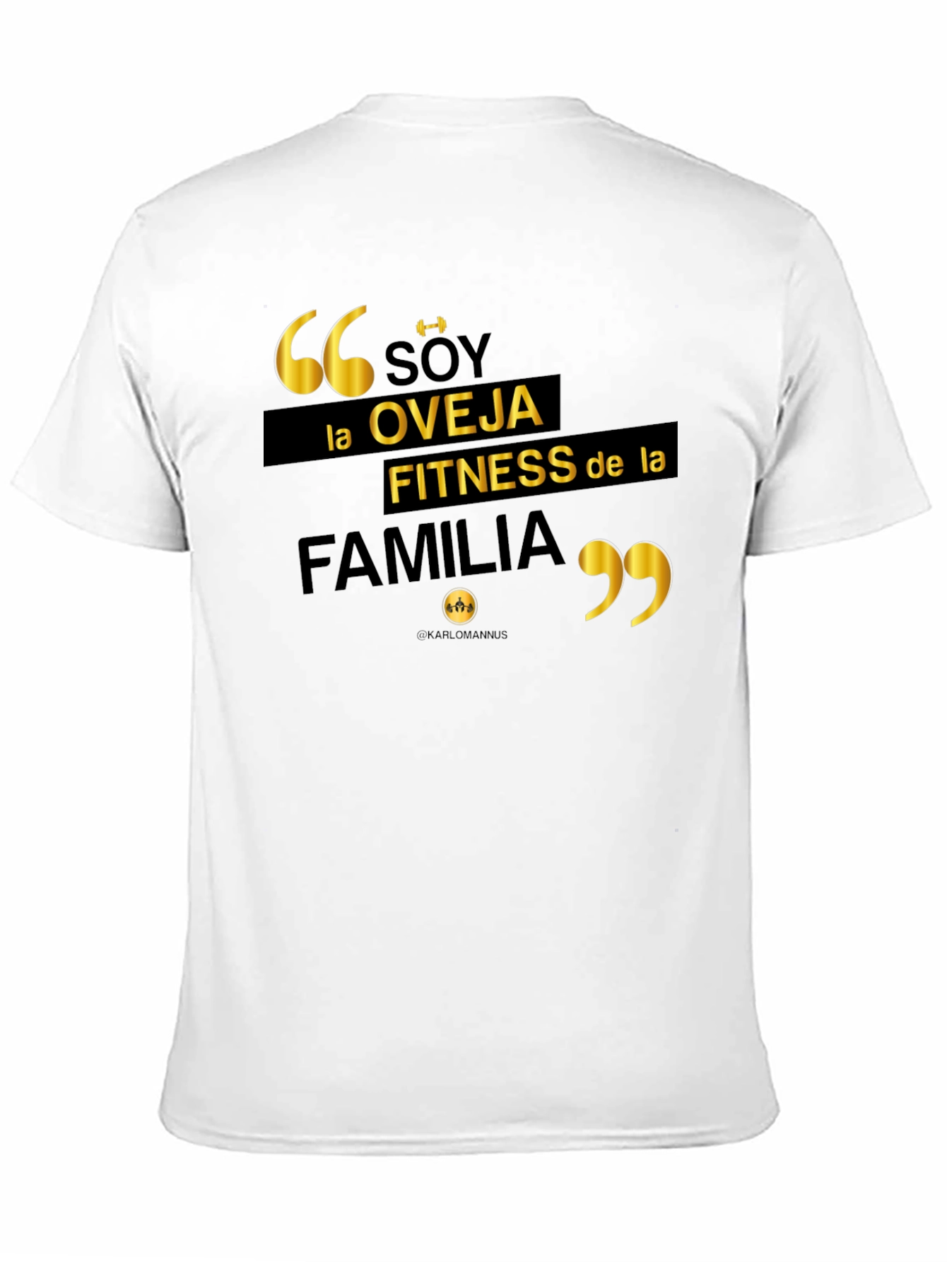 Soy La Oveja Fitness T-Shirt - Black Gym Humor Tee