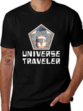 Universe Traveler Graphic Tee - Cosmic Adventure Shirt