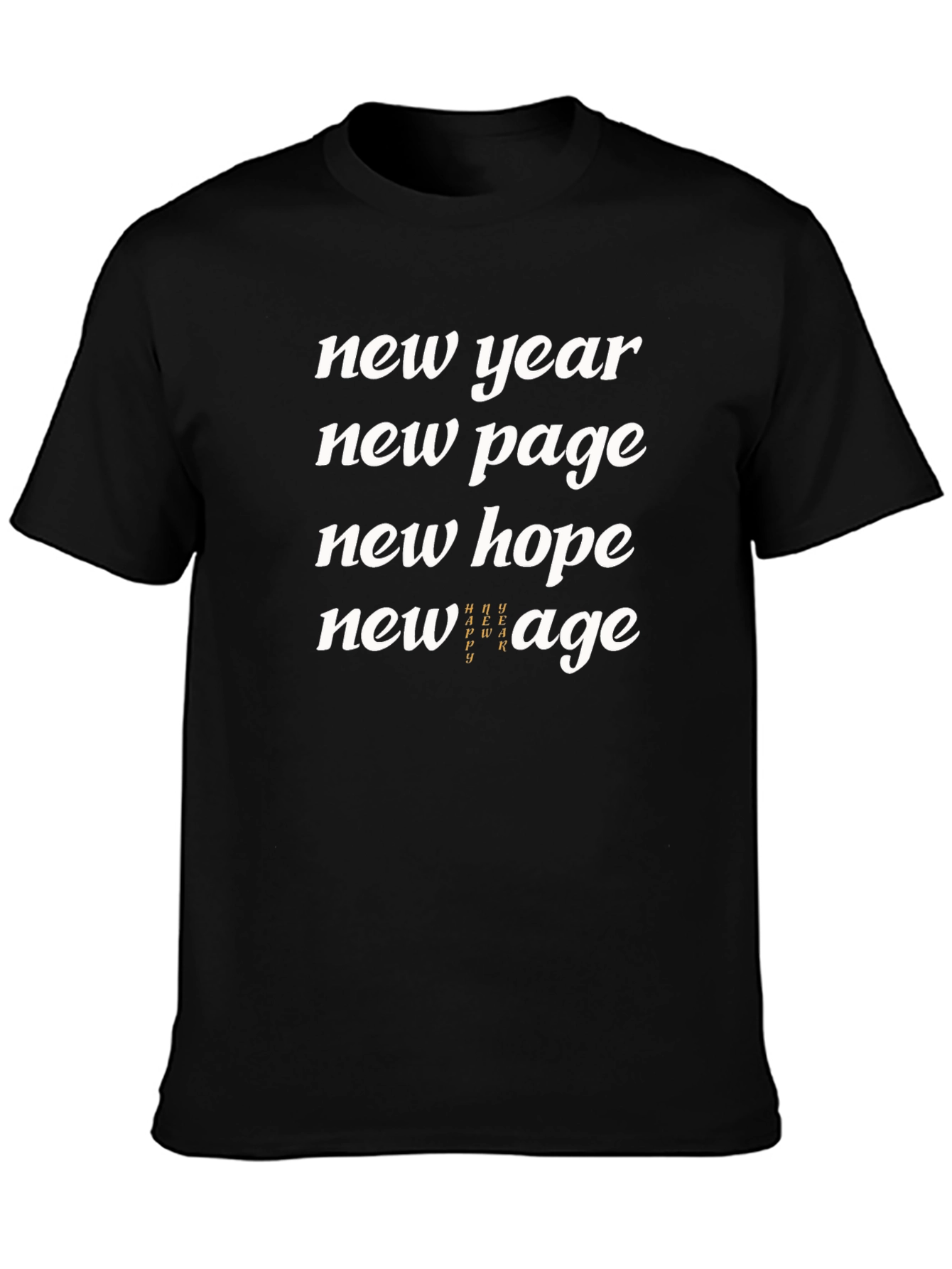 New Year New Page Graphic T-Shirt