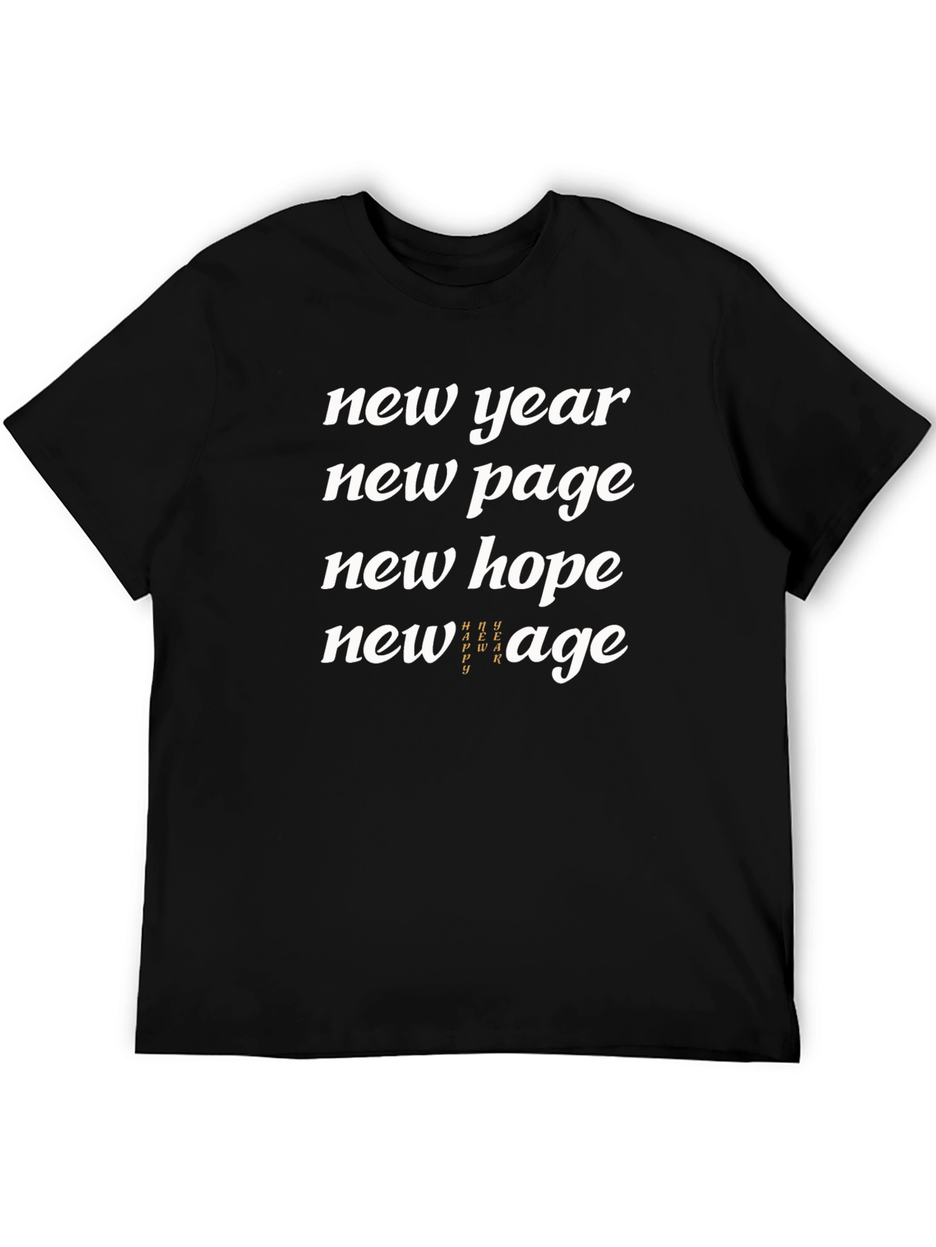 New Year New Page Graphic T-Shirt