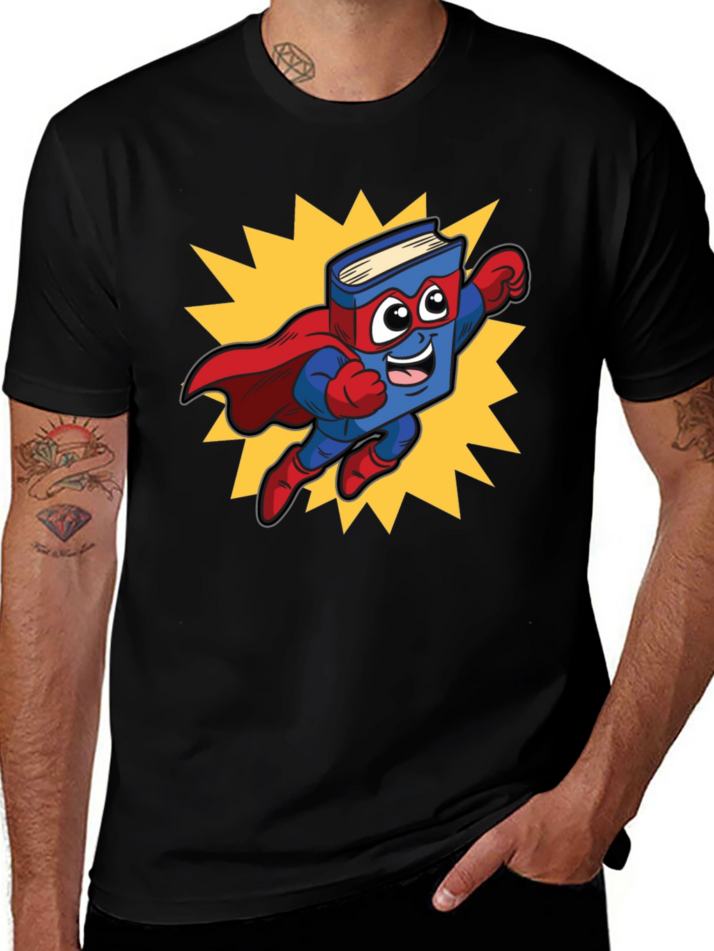 Superhero Book T-Shirt - Read All About It!