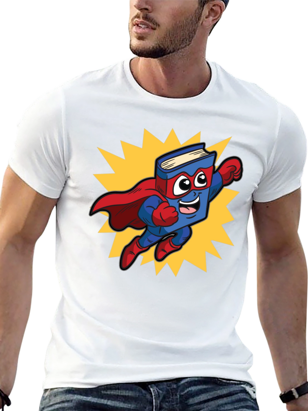 Superhero Book T-Shirt - Read All About It!