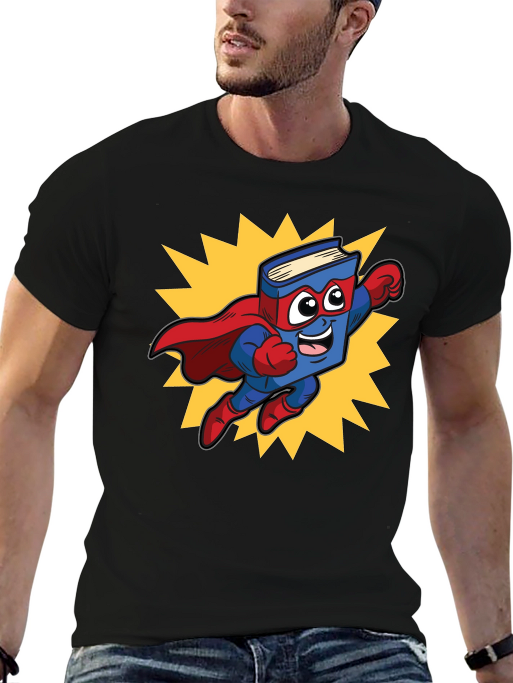 Superhero Book T-Shirt - Read All About It!