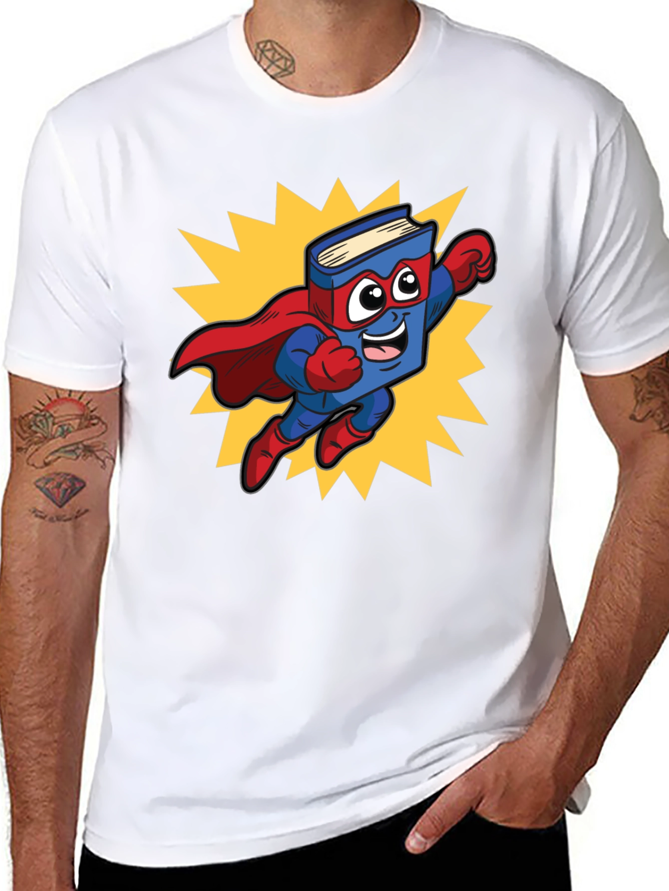 Superhero Book T-Shirt - Read All About It!