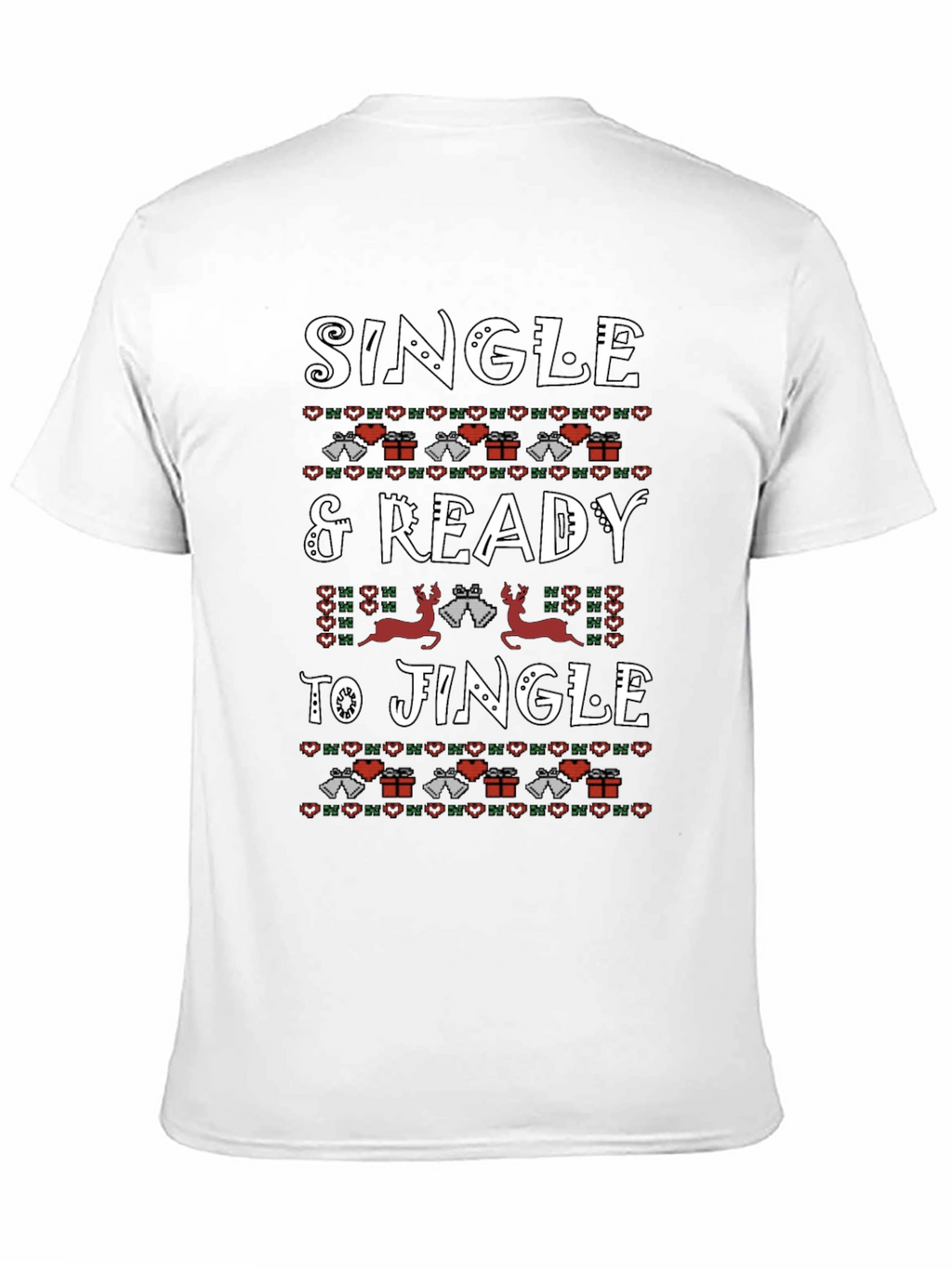 Single & Ready to Jingle Christmas Graphic Tee