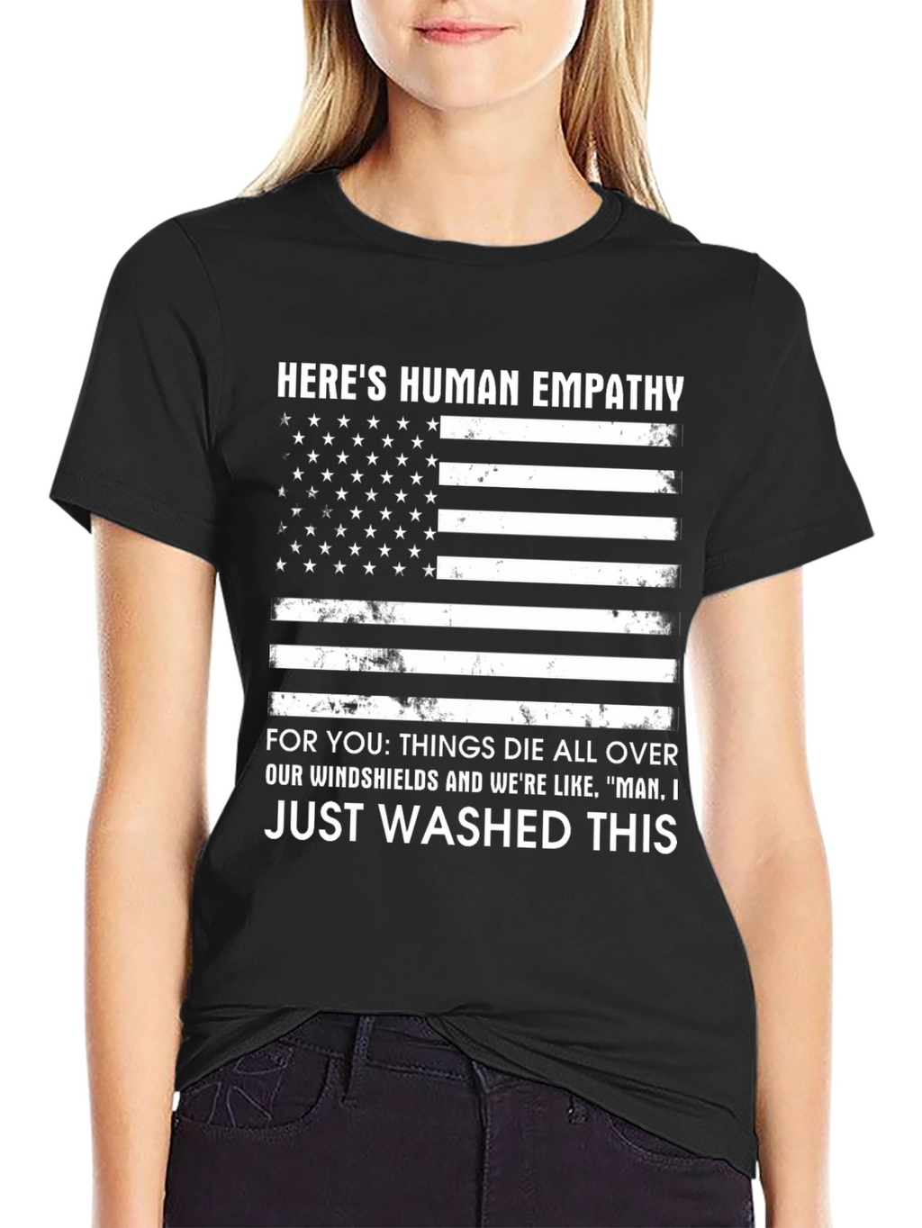 Human Empathy Flag Graphic T-Shirt