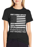 Human Empathy Flag Graphic T-Shirt