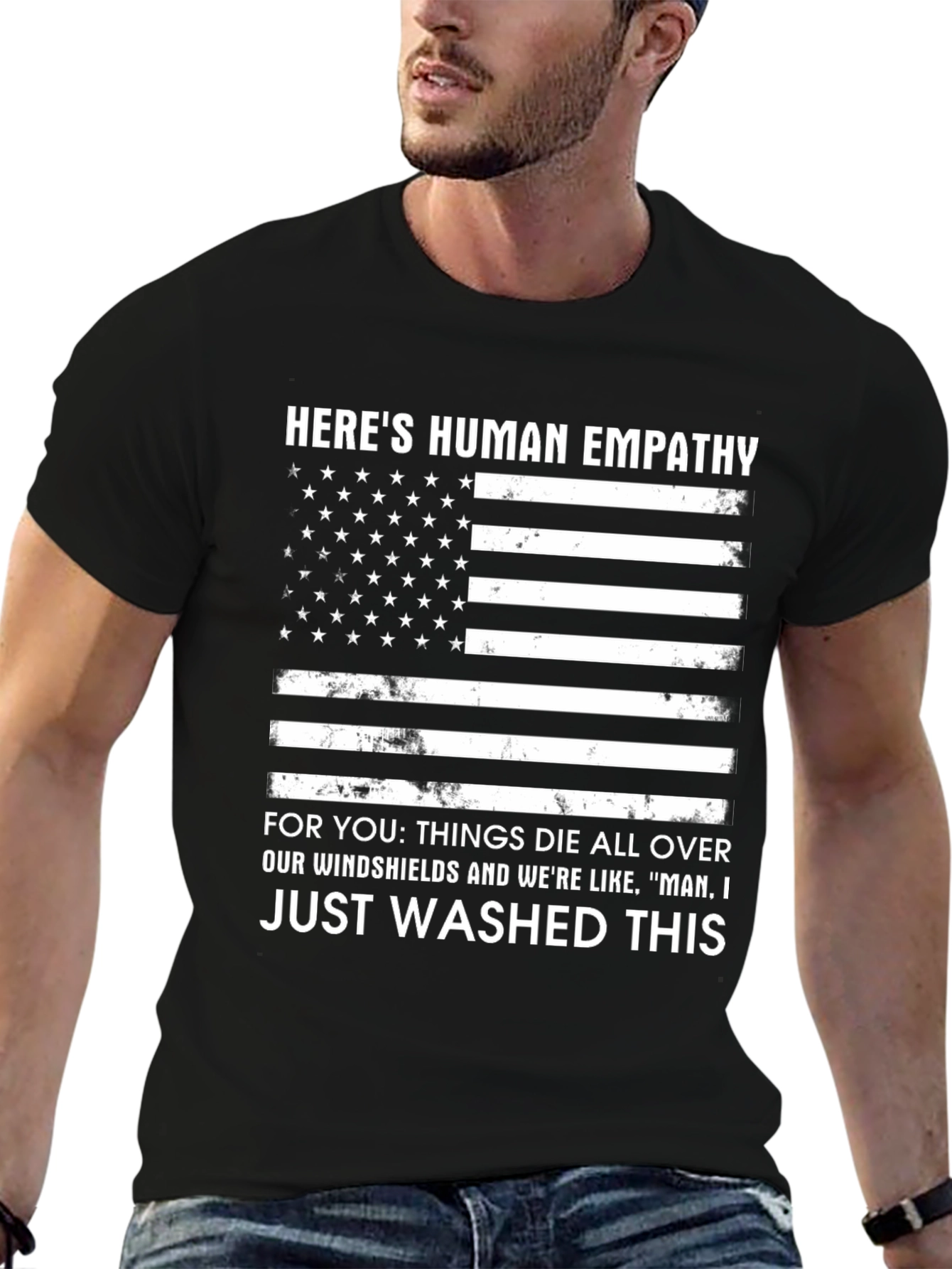 Human Empathy Flag Graphic T-Shirt