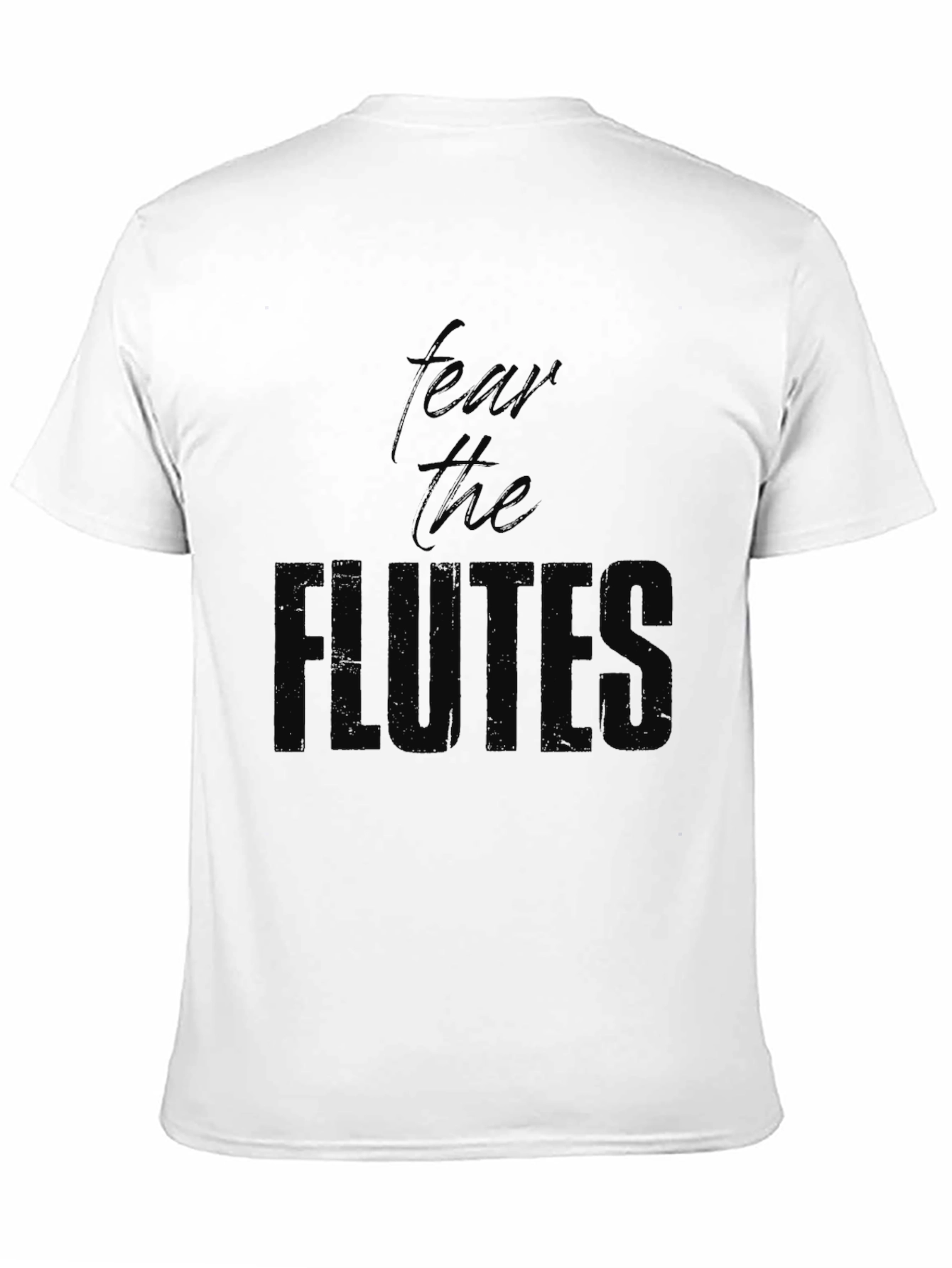 Fear The Flute T-Shirt - Black Cotton Tee