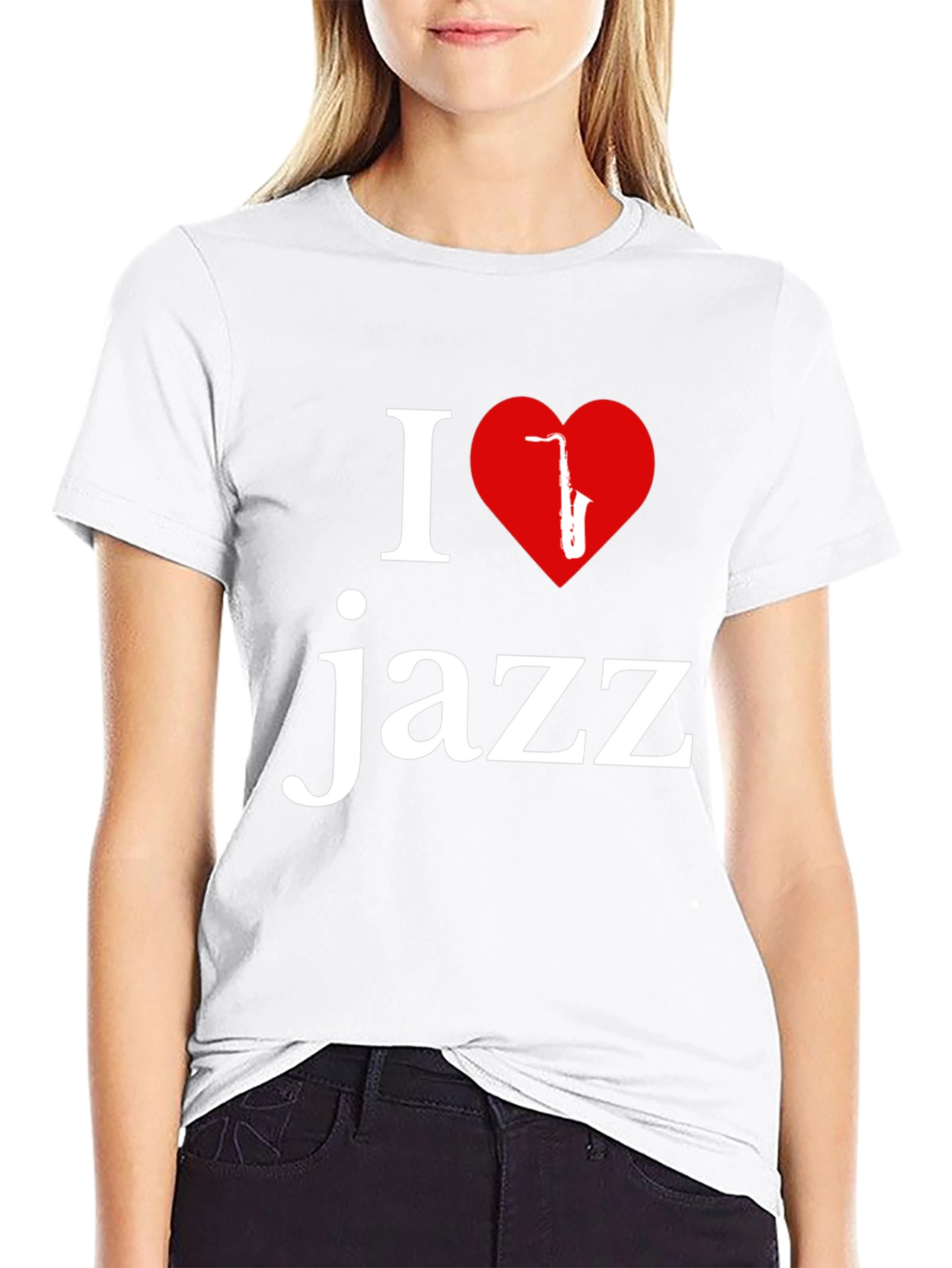 I Love Jazz Graphic Tee - Music Lovers T-Shirt