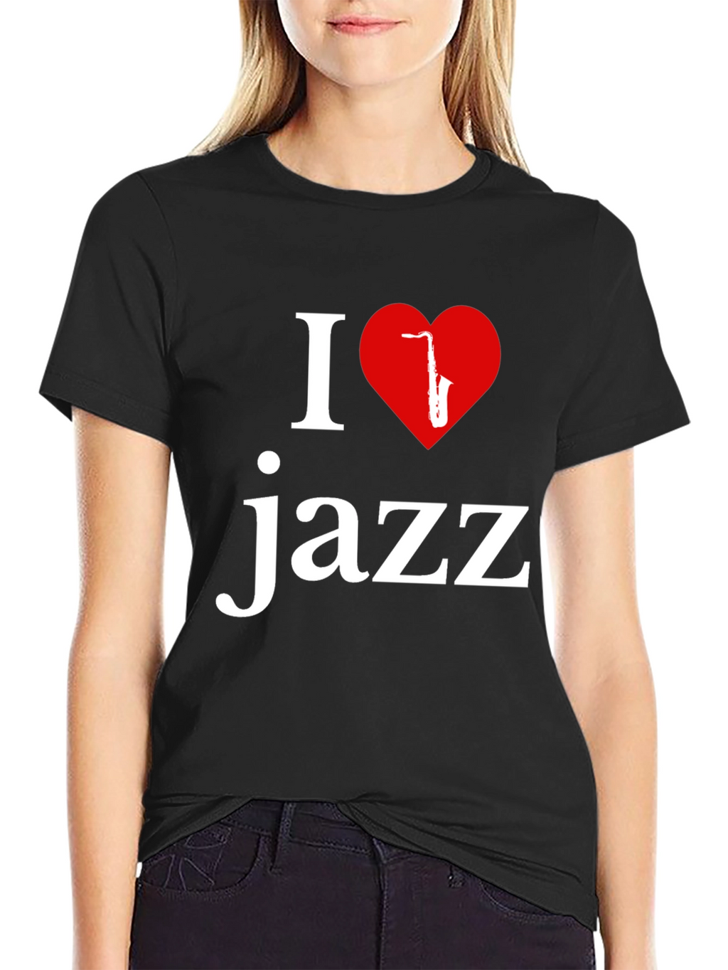 I Love Jazz Graphic Tee - Music Lovers T-Shirt