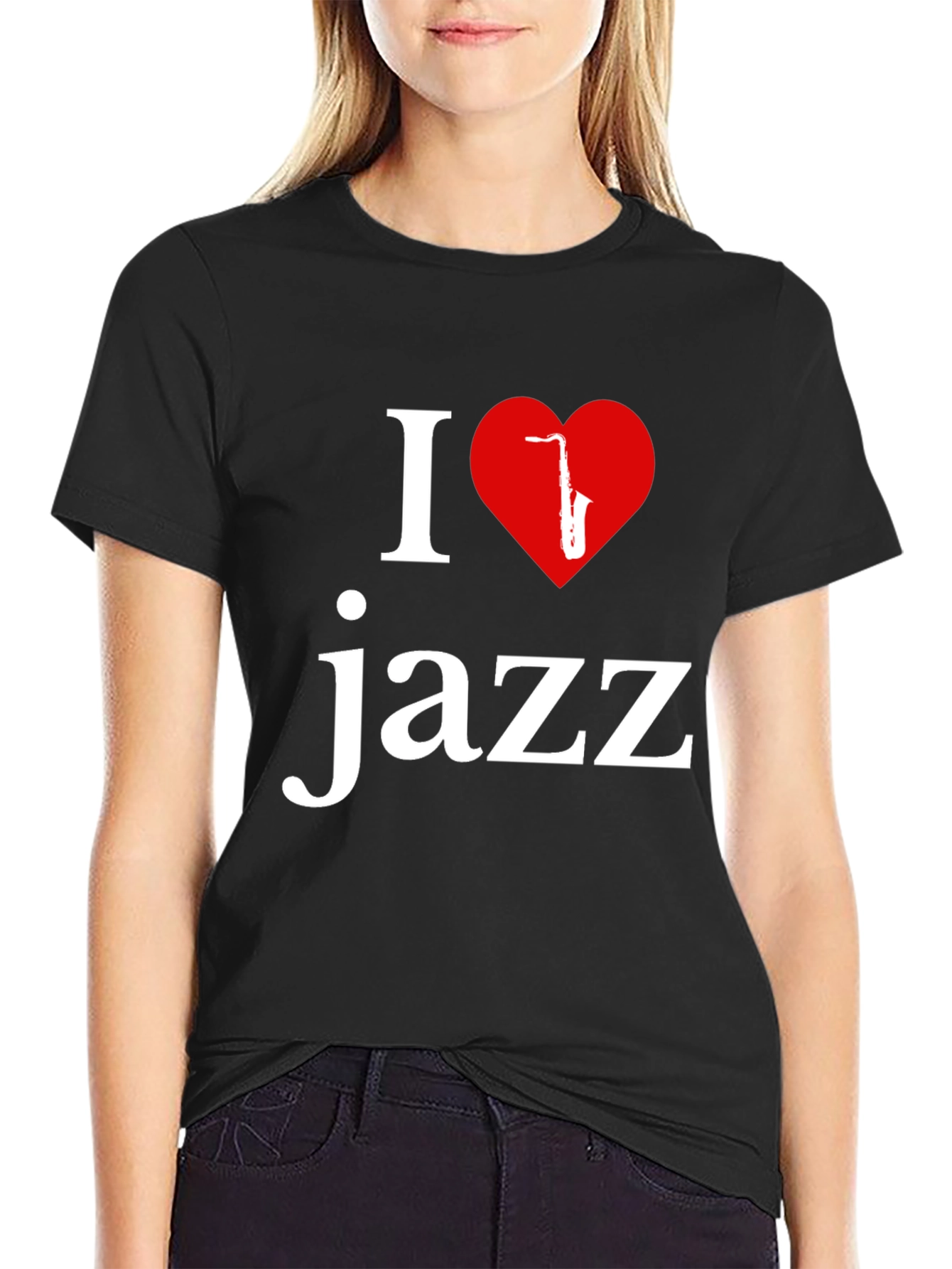 I Love Jazz Graphic Tee - Music Lovers T-Shirt