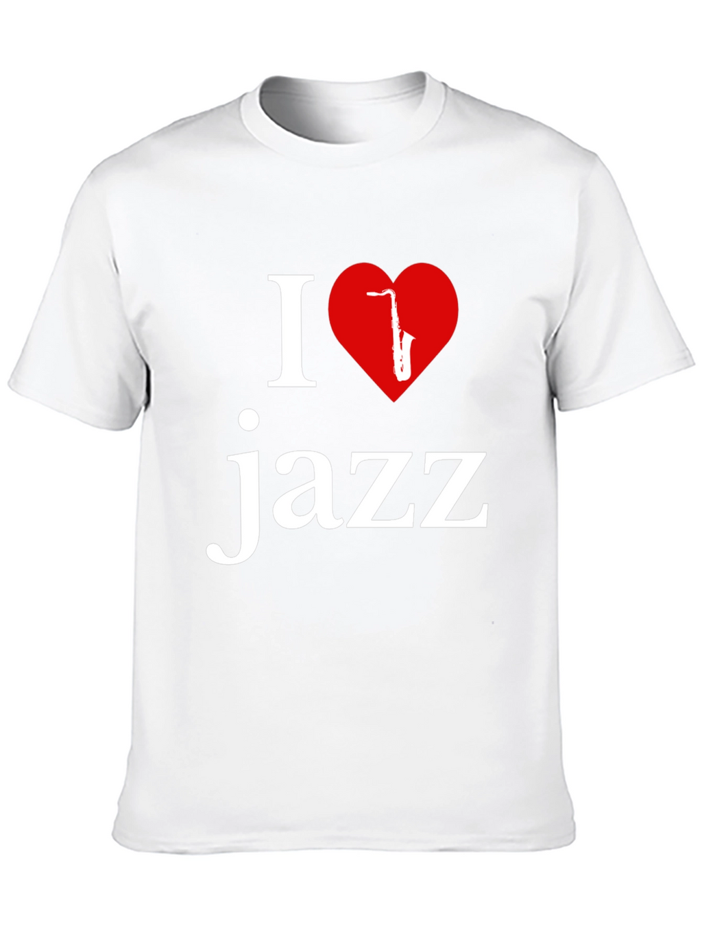 I Love Jazz Graphic Tee - Music Lovers T-Shirt
