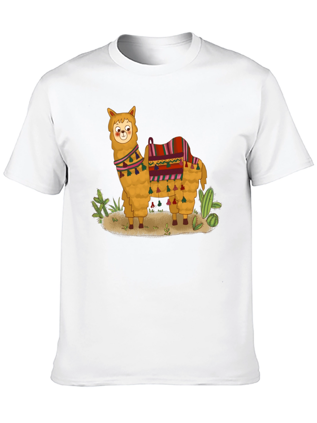 Llama Graphic Tee - Fun Desert Style