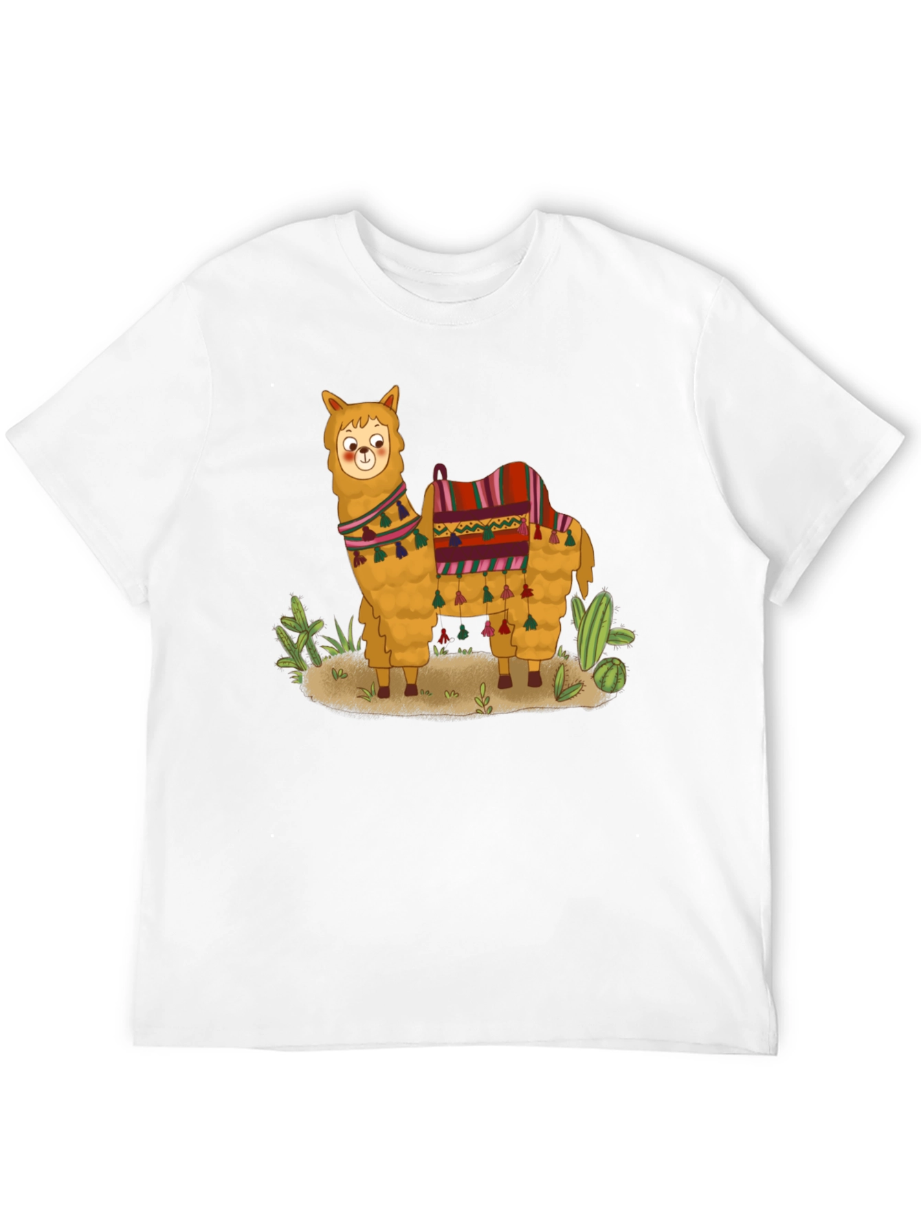 Llama Graphic Tee - Fun Desert Style