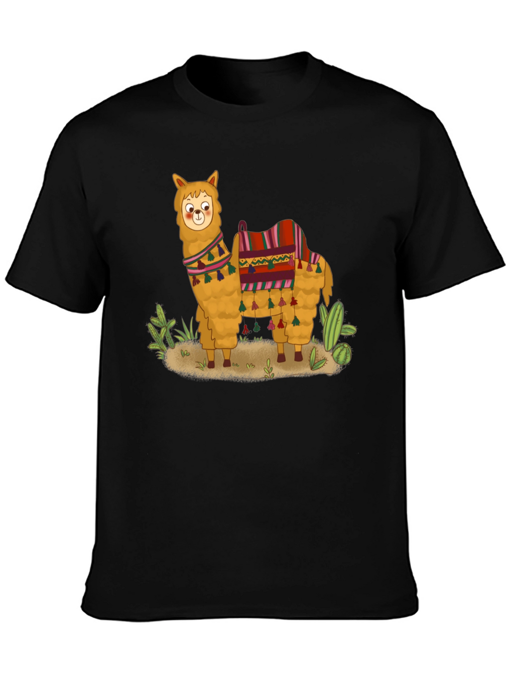 Llama Graphic Tee - Fun Desert Style