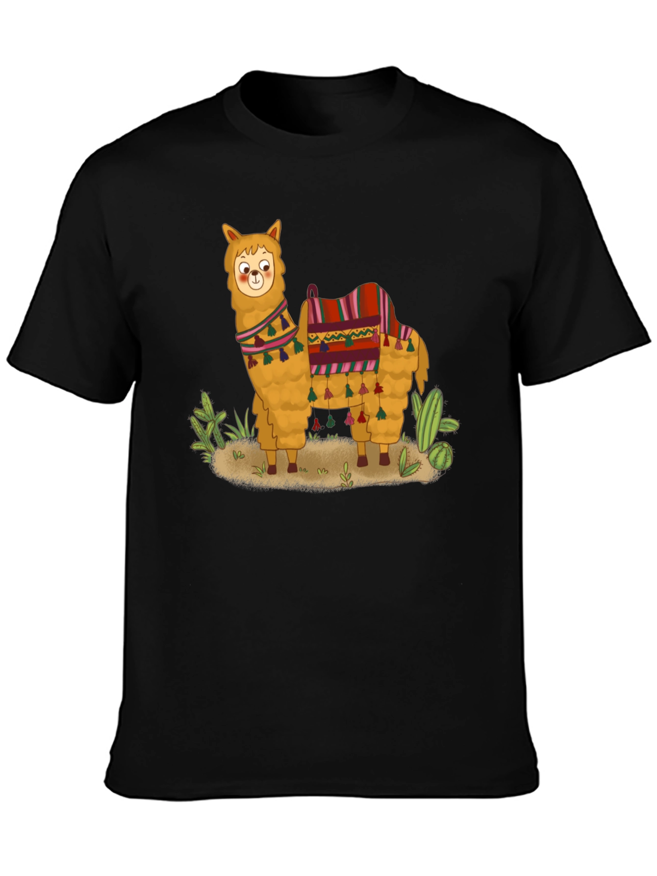 Llama Graphic Tee - Fun Desert Style