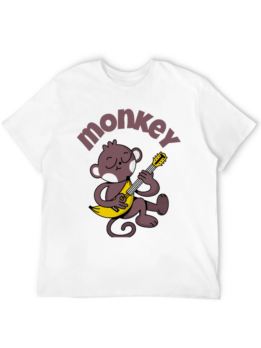 Monkey Banana Guitar T-Shirt