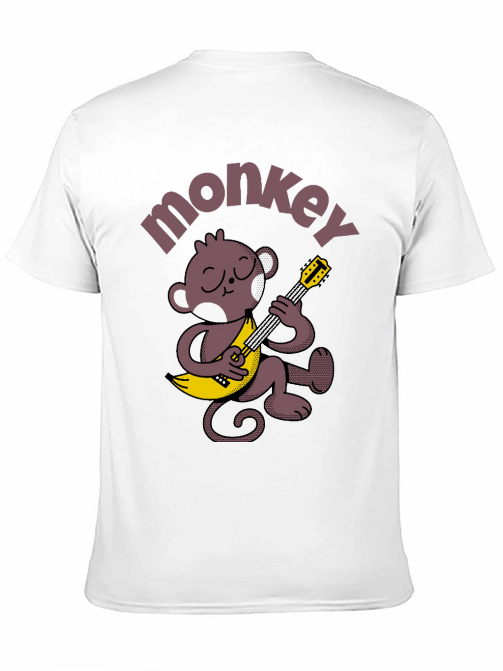Monkey Banana Guitar T-Shirt