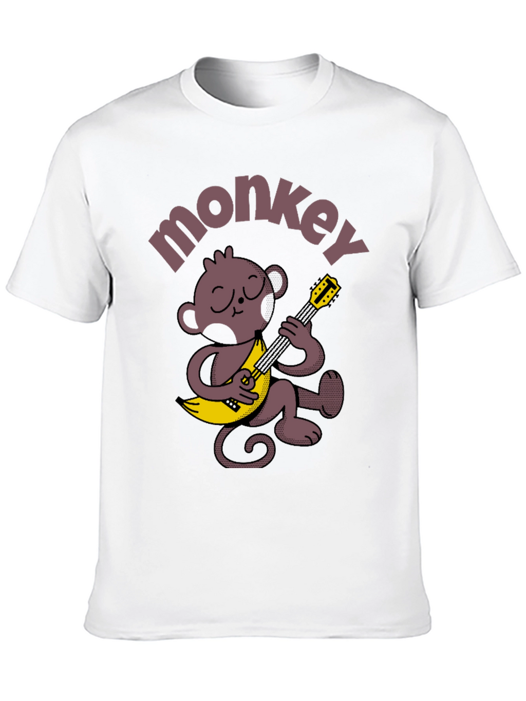 Monkey Banana Guitar T-Shirt