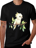 Cockatoo Graphic Tee - Bird Lover Shirt