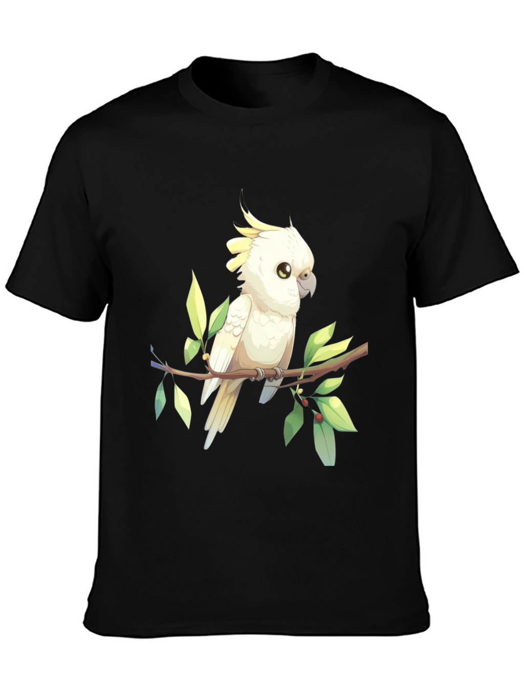 Cockatoo Graphic Tee - Bird Lover Shirt