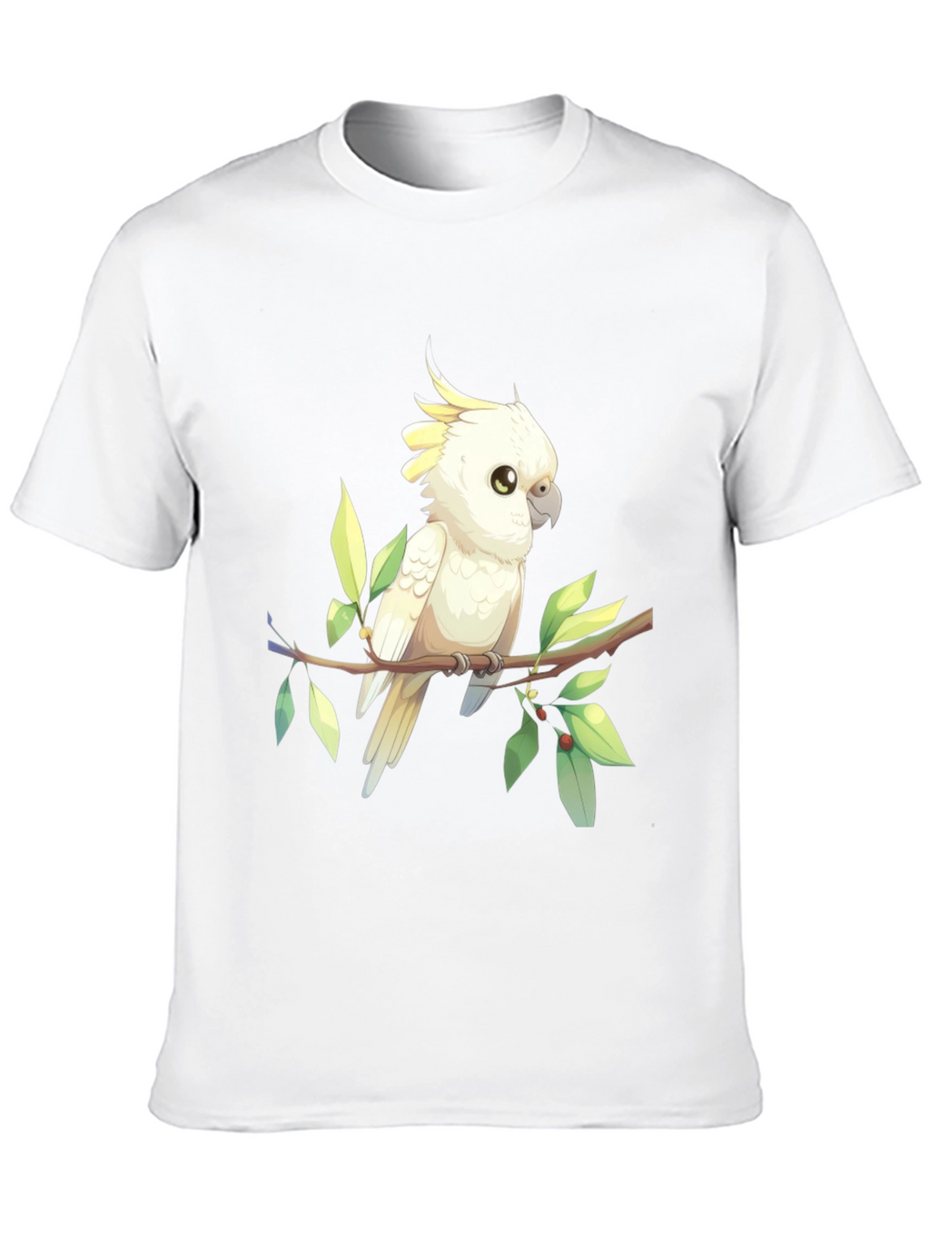 Cockatoo Graphic Tee - Bird Lover Shirt