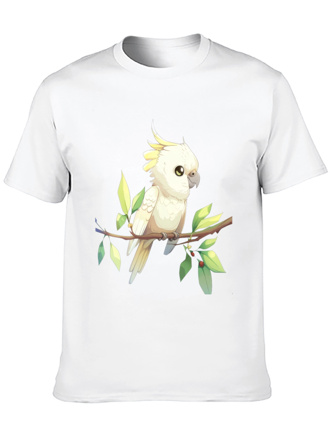 Cockatoo Graphic Tee - Bird Lover Shirt