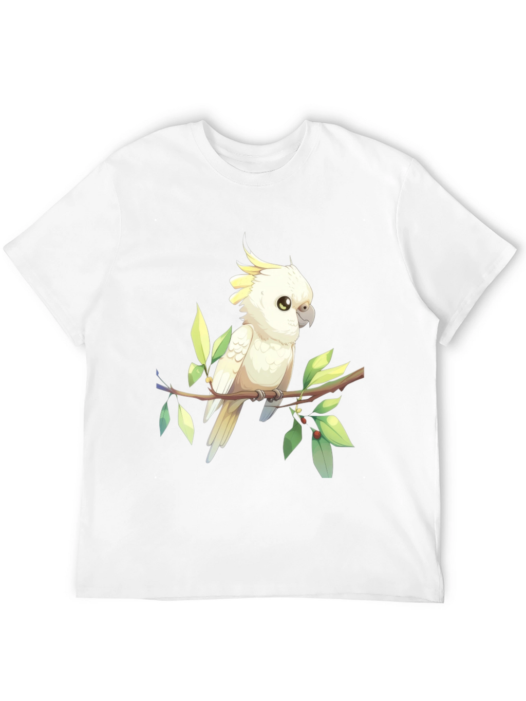 Cockatoo Graphic Tee - Bird Lover Shirt