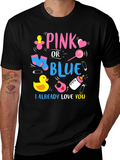 Pink or Blue Baby Reveal Unisex T-Shirt