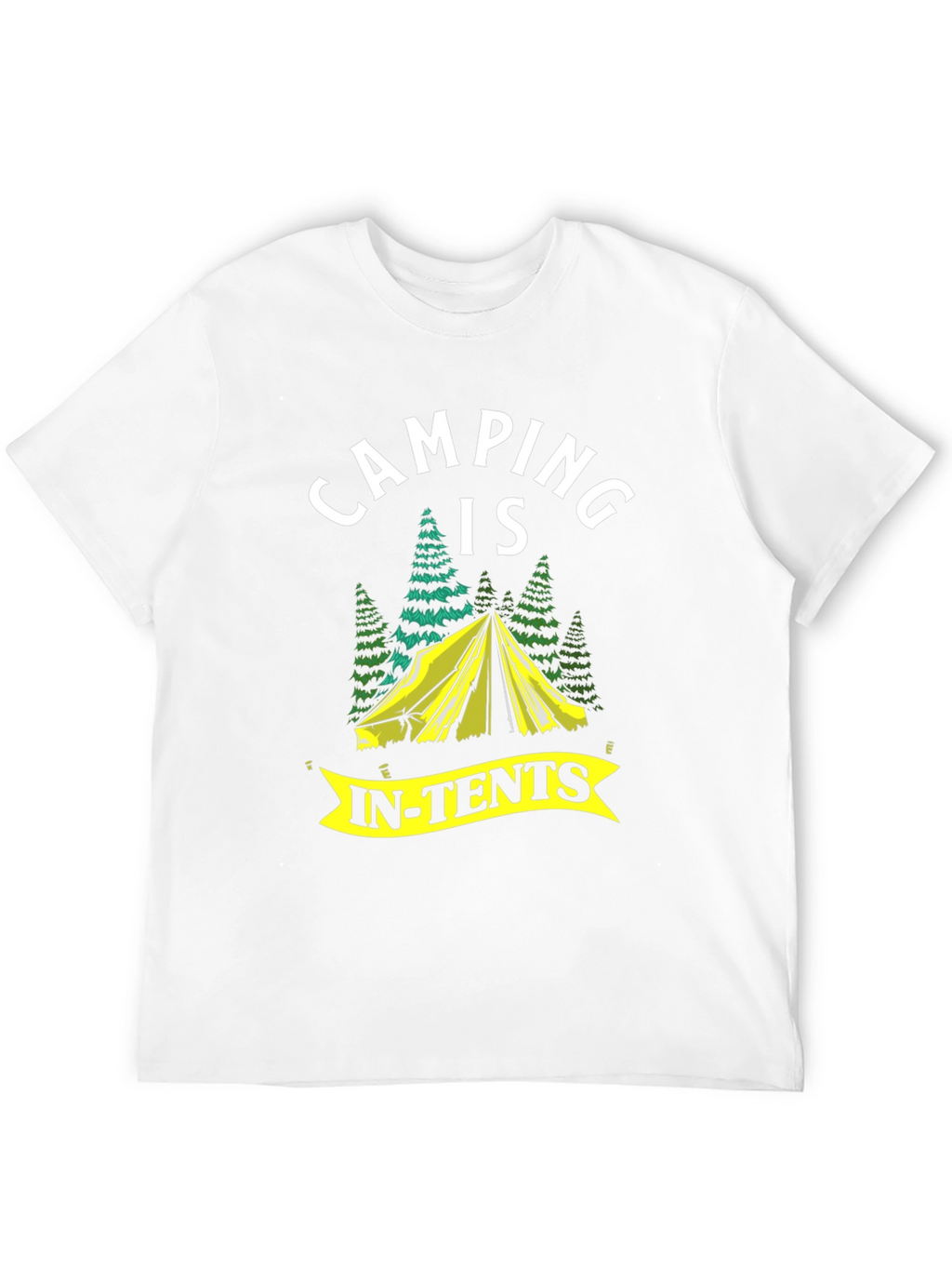 Camping Is In-Tents Graphic T-Shirt