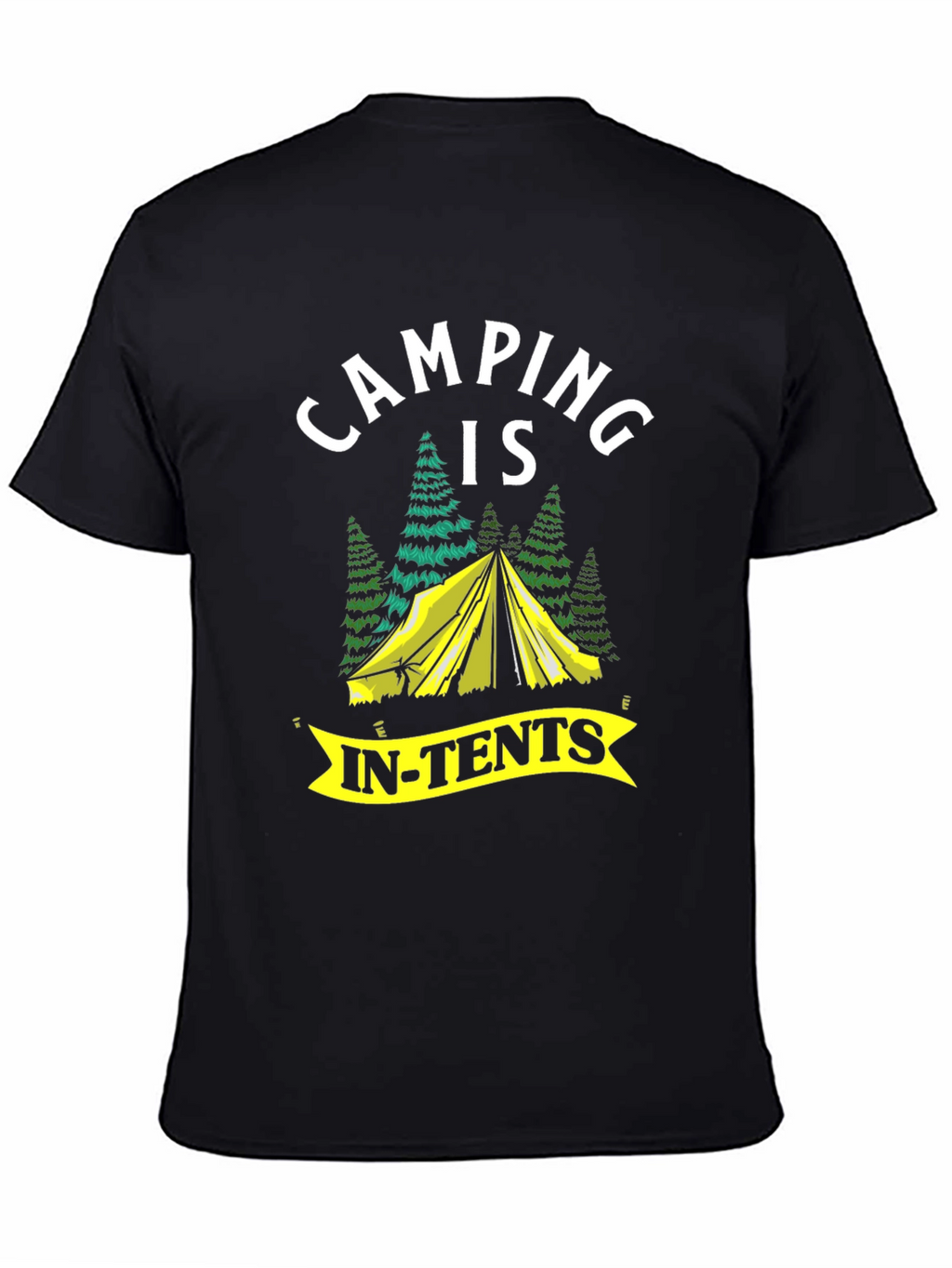 Camping Is In-Tents Graphic T-Shirt