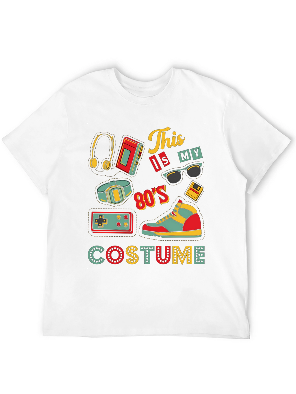 80s Costume T-Shirt - Retro Nostalgia