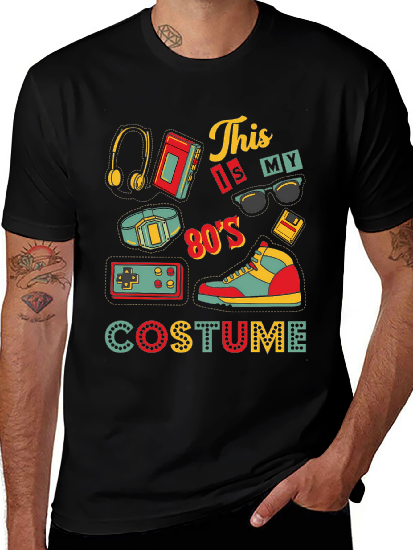 80s Costume T-Shirt - Retro Nostalgia