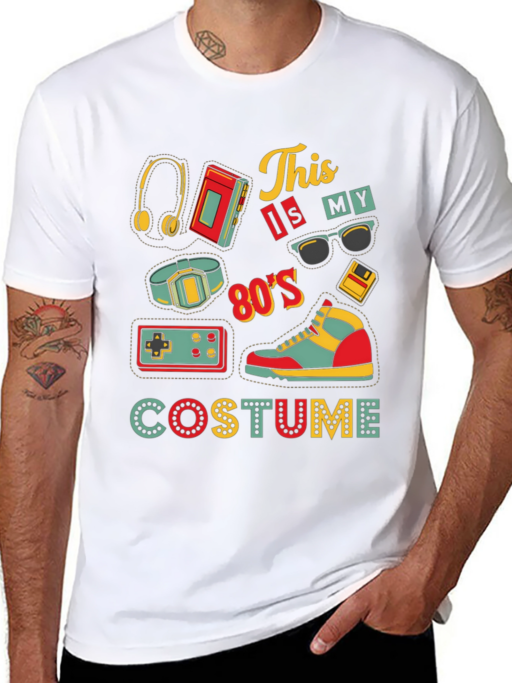 80s Costume T-Shirt - Retro Nostalgia