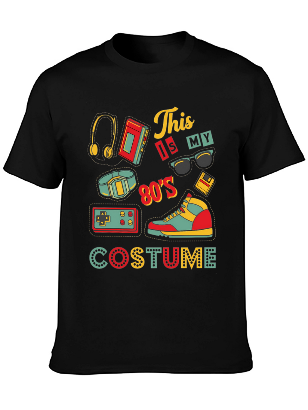 80s Costume T-Shirt - Retro Nostalgia