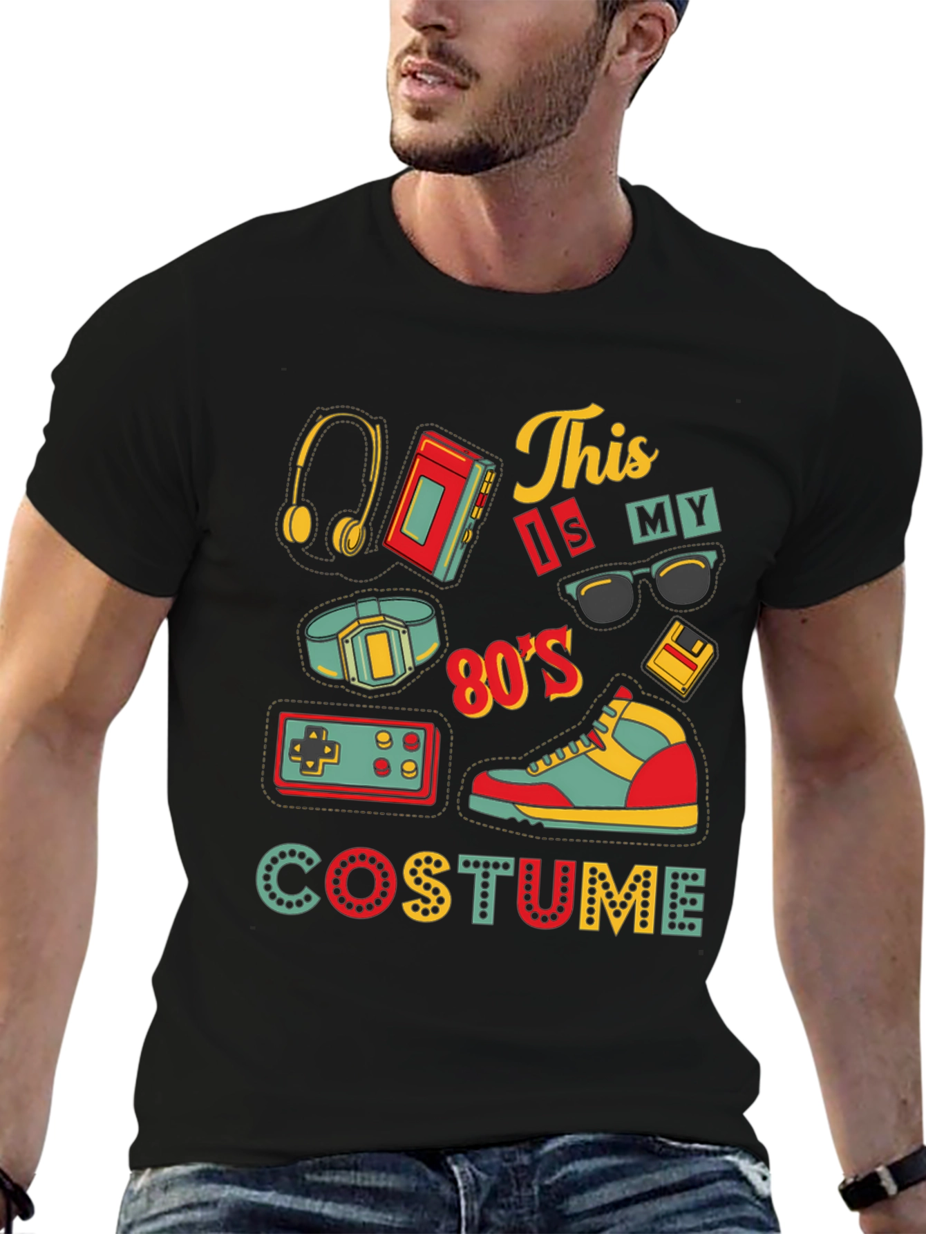 80s Costume T-Shirt - Retro Nostalgia
