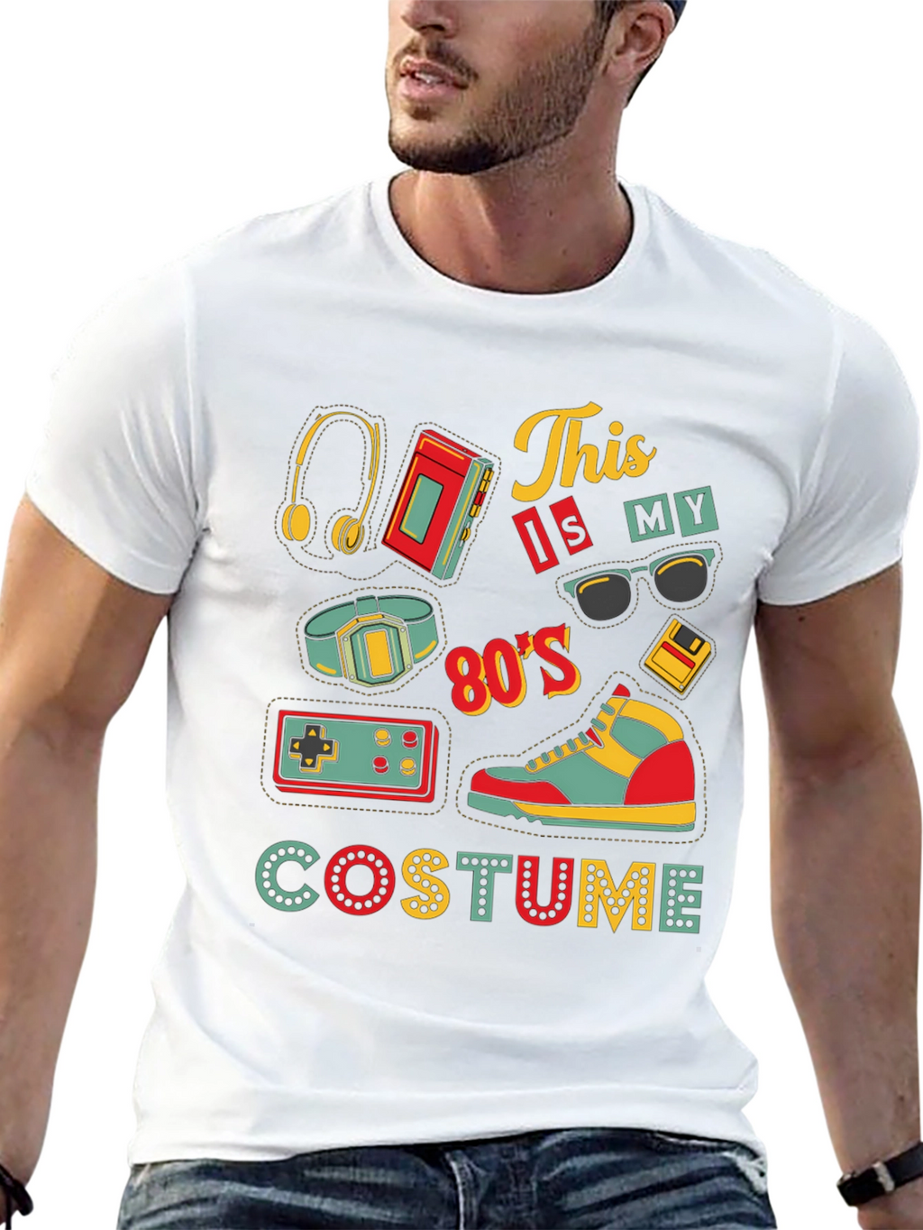 80s Costume T-Shirt - Retro Nostalgia