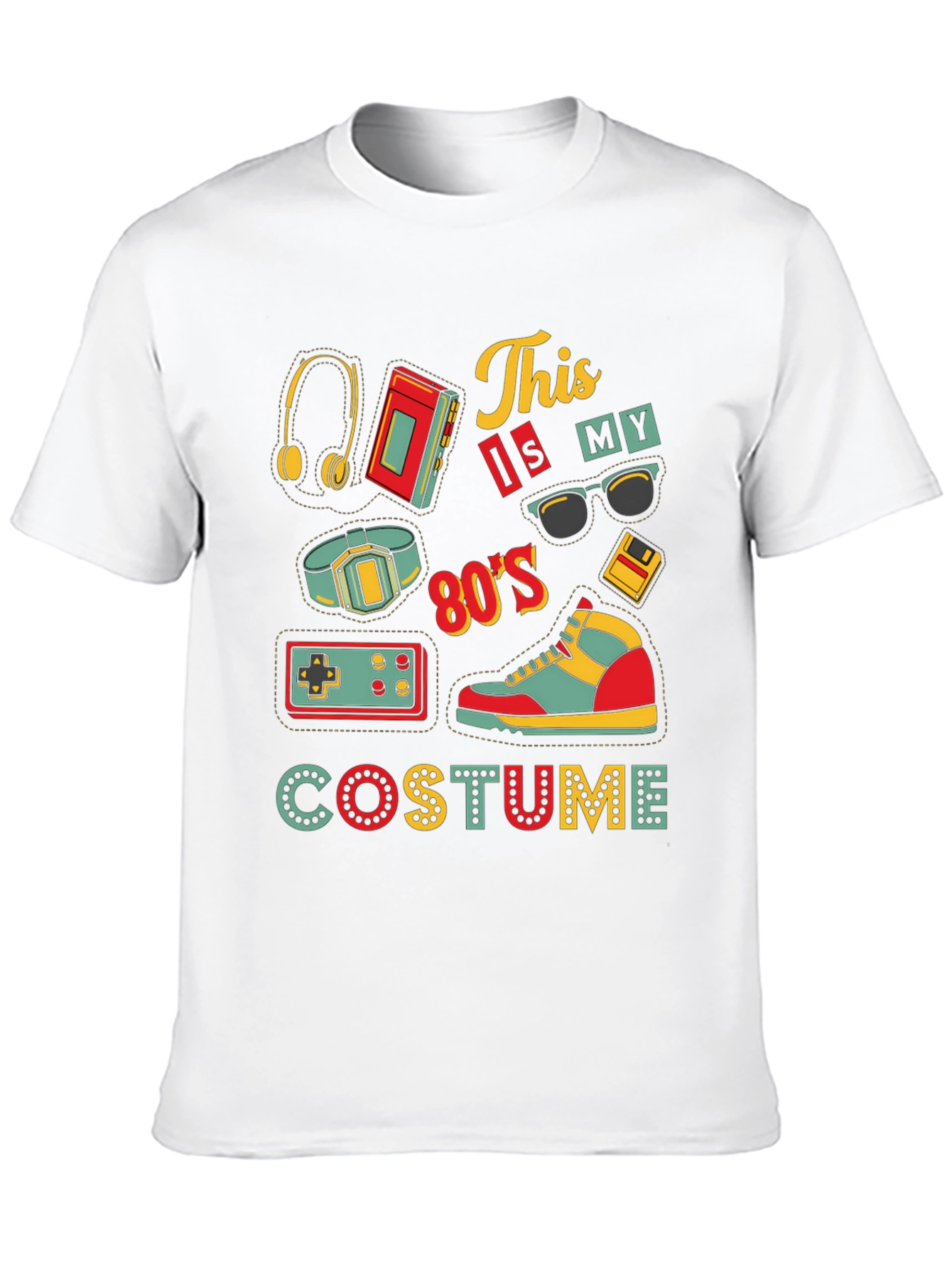 80s Costume T-Shirt - Retro Nostalgia