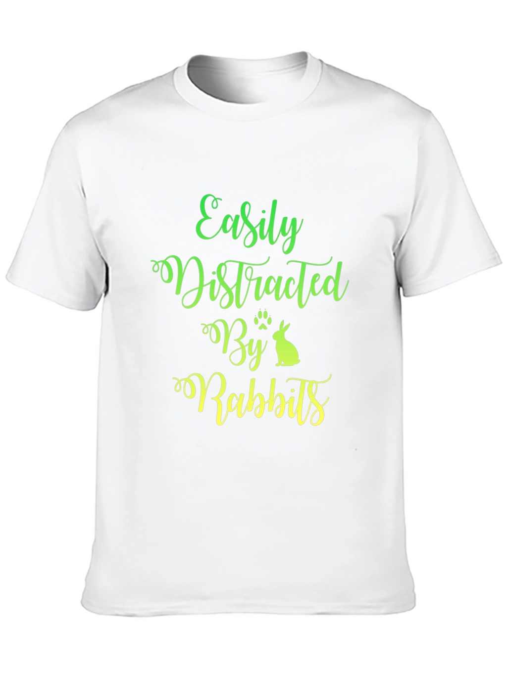 Easily Distracted By Rabbits Graphic Tee