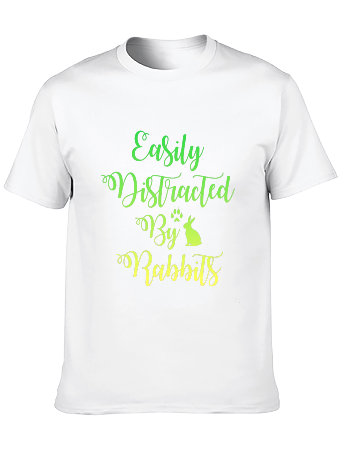 Easily Distracted By Rabbits Graphic Tee