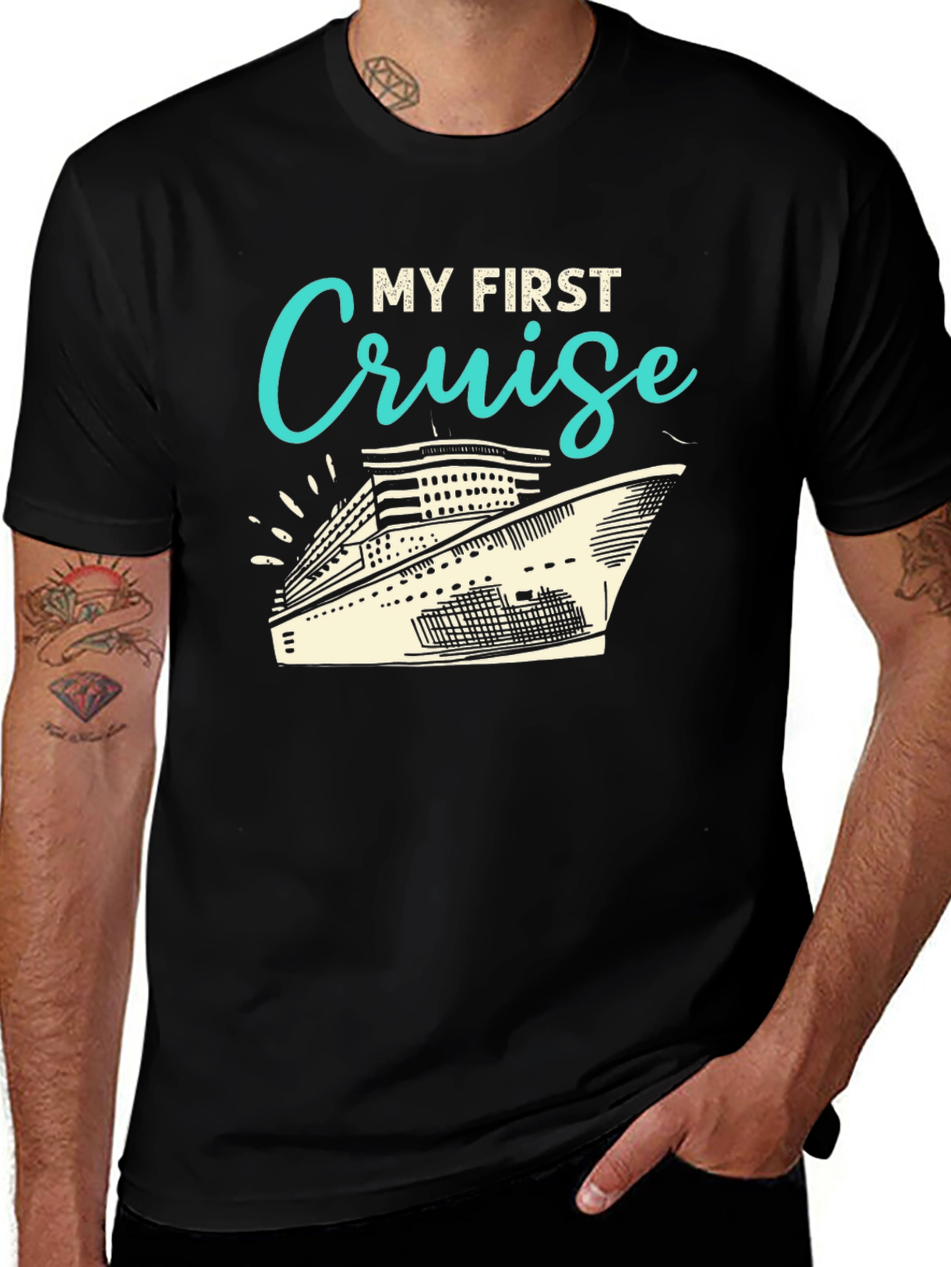 My First Cruise Graphic Tee Shirt