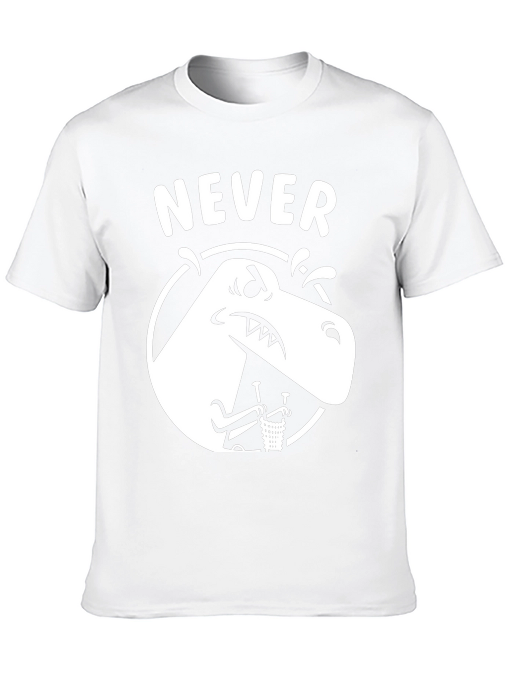 Never T-Rex Black Graphic Tee