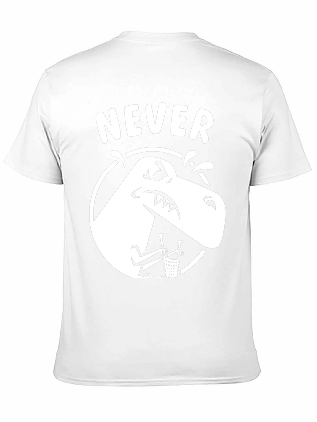 Never T-Rex Black Graphic Tee