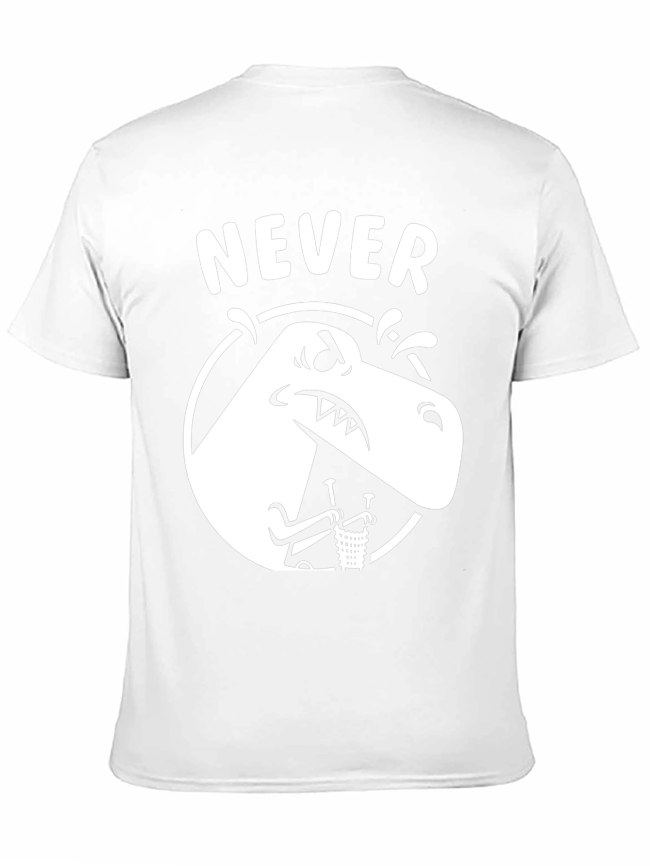 Never T-Rex Black Graphic Tee