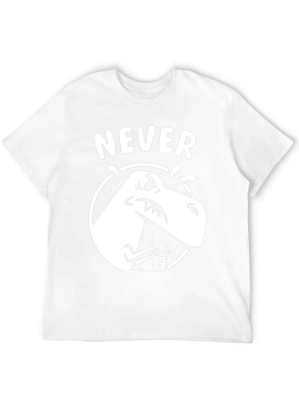 Never T-Rex Black Graphic Tee