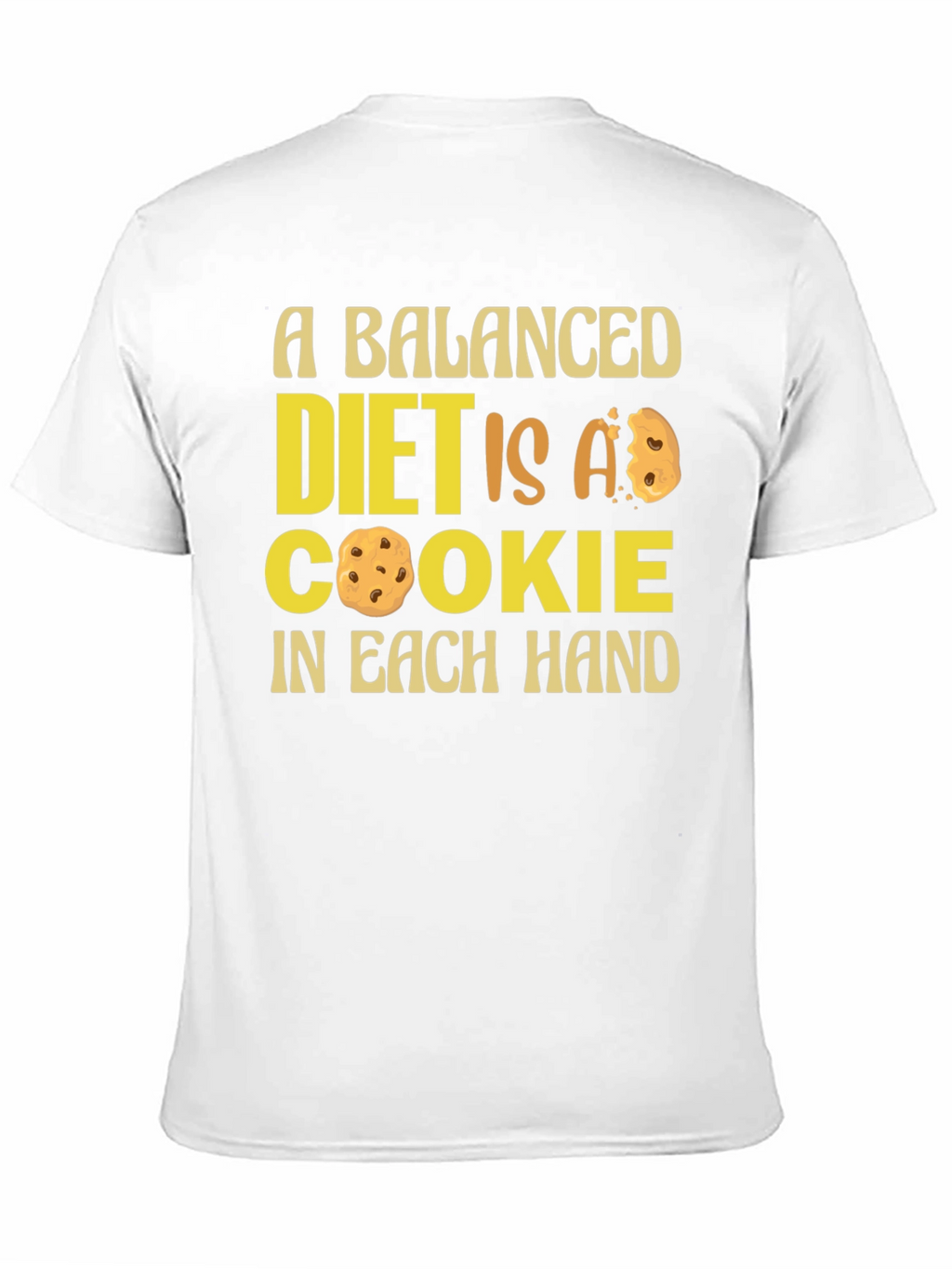 Balanced Diet Cookie T-Shirt - Funny Foodie Tee