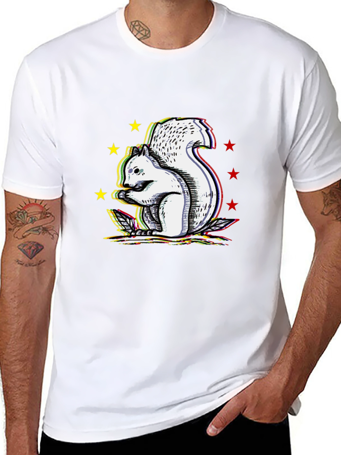 Squirrel Graphic Tee - Unique Design T-Shirt